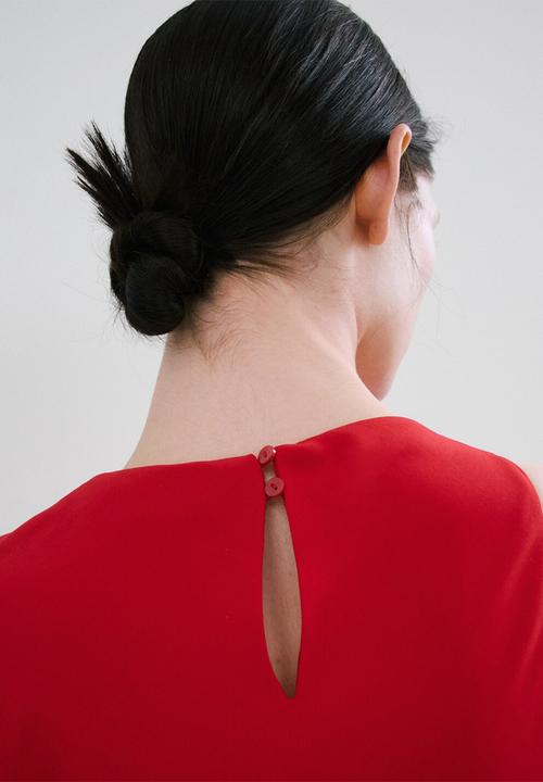MANGO - Dress taly - red