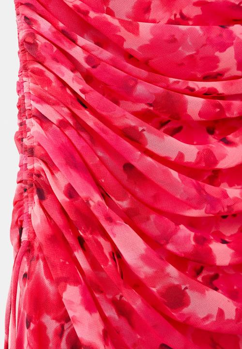 MANGO - Dress unia - red