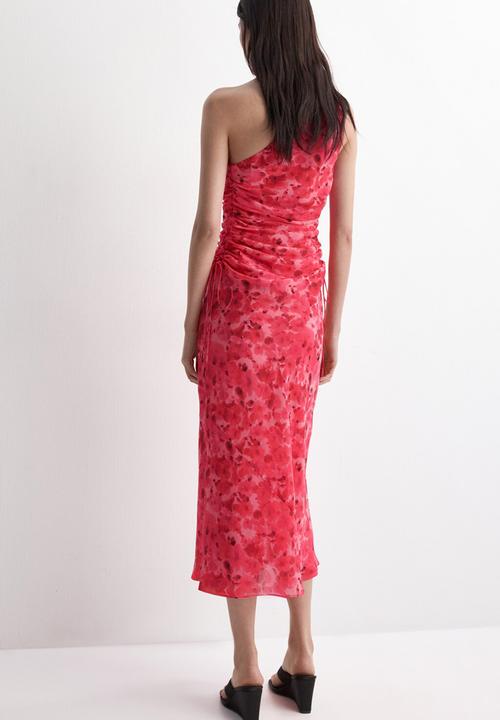 MANGO - Dress unia - red