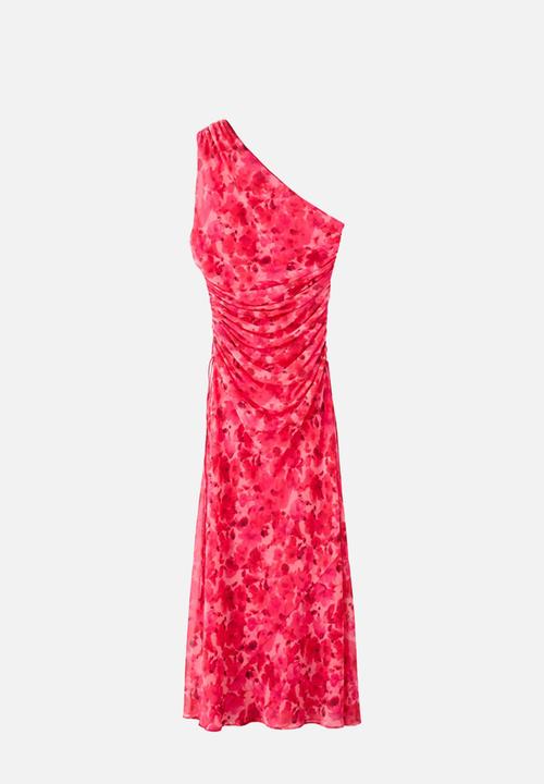 MANGO - Dress unia - red
