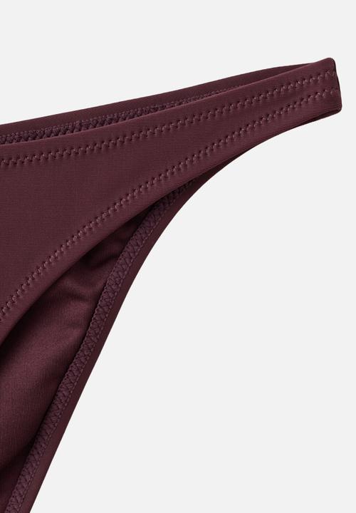 MANGO - Bikini pantie andros- dark red