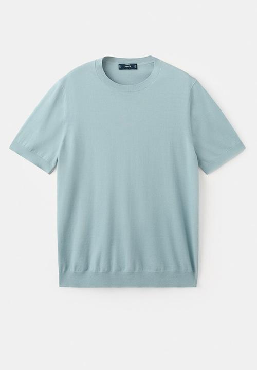 MANGO - T-Shirt Arraona - Turquoise