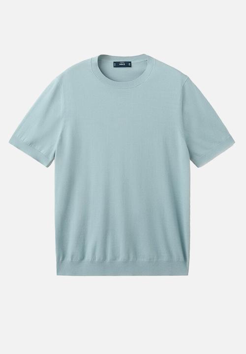 MANGO - T-Shirt Arraona - Turquoise