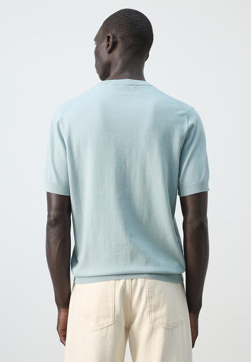 MANGO - T-Shirt Arraona - Turquoise