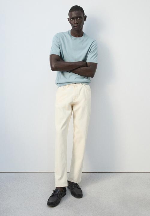 MANGO - T-Shirt Arraona - Turquoise