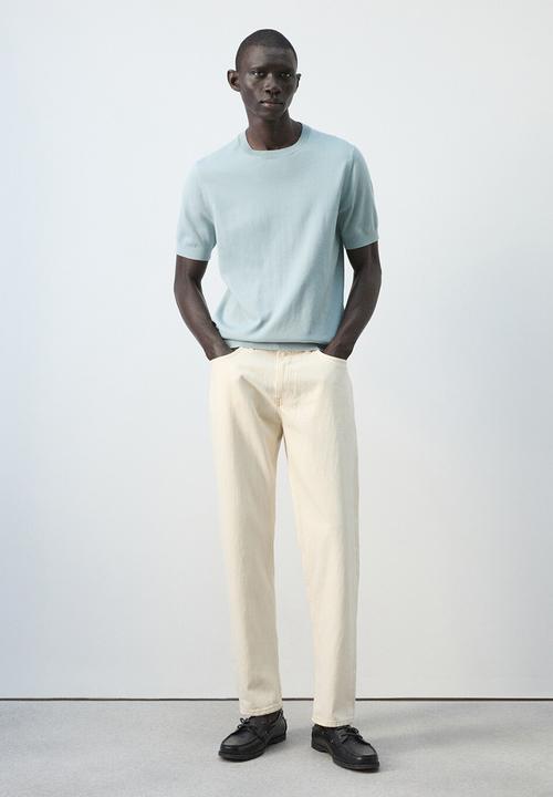 MANGO - T-Shirt Arraona - Turquoise