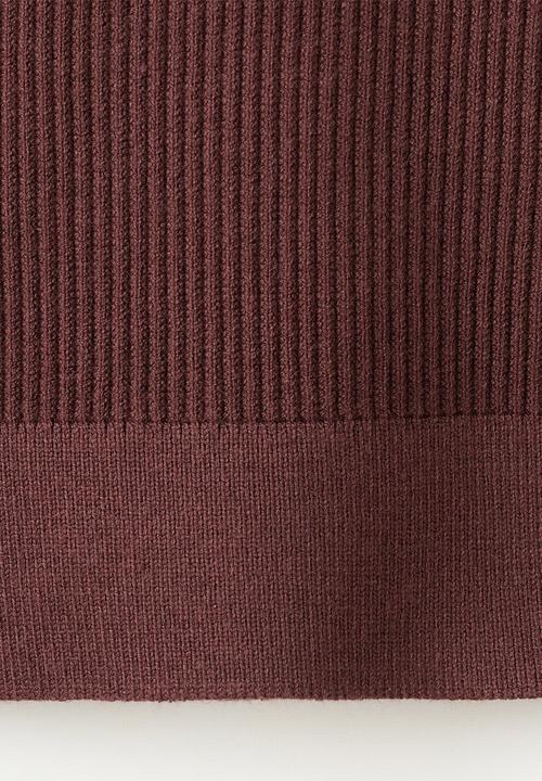 MANGO - Sweater Antigua - Bordeaux