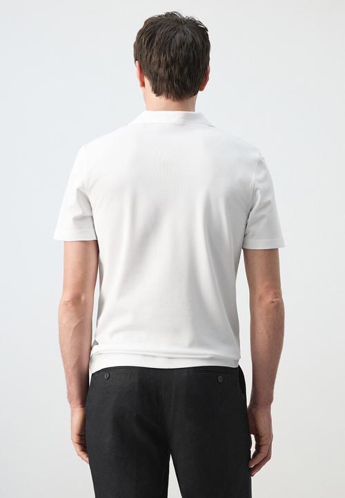 MANGO - Polo Shirt Taga - White