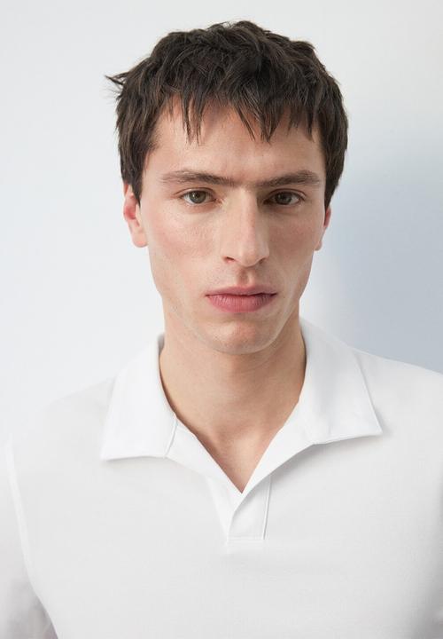 MANGO - Polo Shirt Taga - White