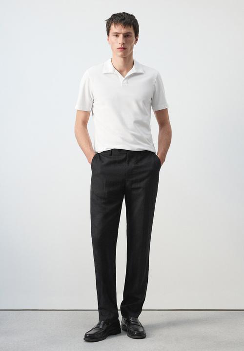 MANGO - Polo Shirt Taga - White