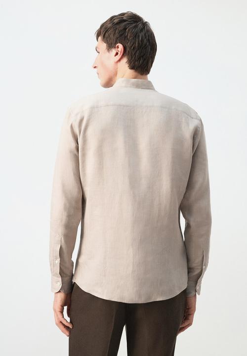 MANGO - Shirt Chennai - Sand