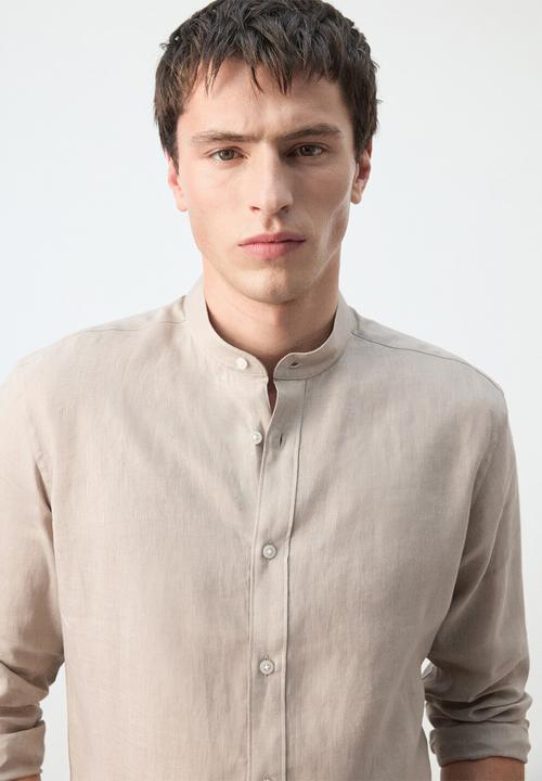 MANGO - Shirt Chennai - Sand