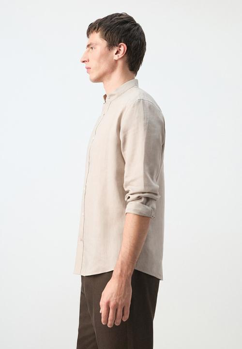 MANGO - Shirt Chennai - Sand