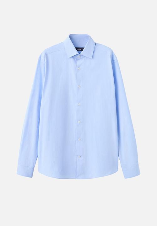 MANGO - Shirt Vecchia - Sky Blue