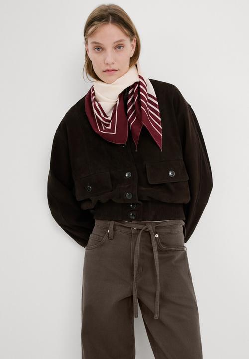 MANGO - Jeans rachel - dark brown