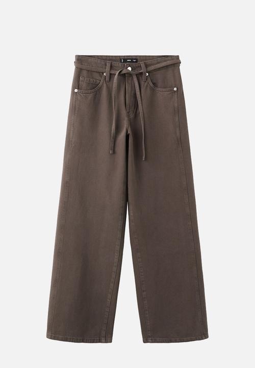 MANGO - Jeans rachel - dark brown
