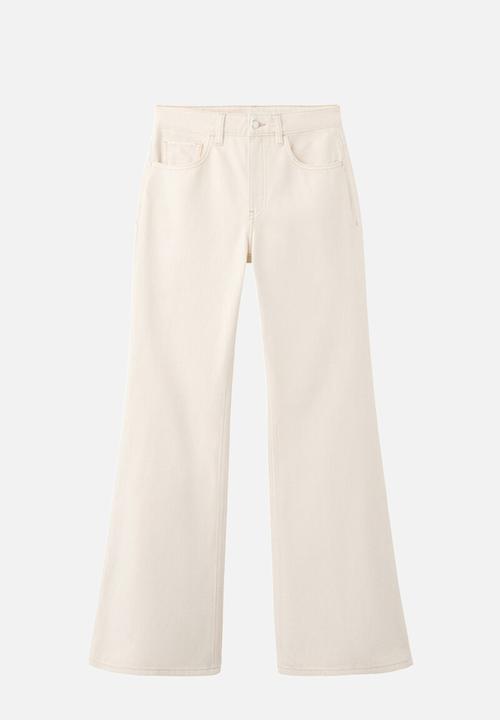 MANGO - Jeans theita - light beige