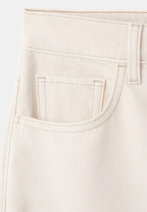 MANGO - Jeans theita - light beige