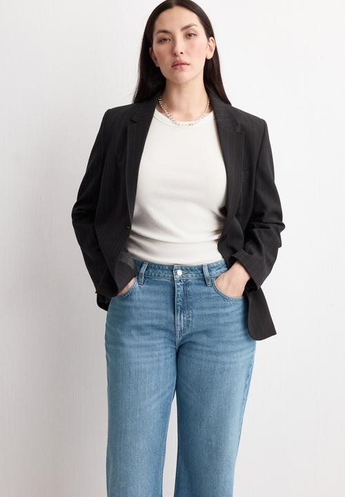 MANGO - Jeans theita - open blue