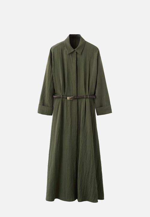MANGO - Dress trecky- khaki