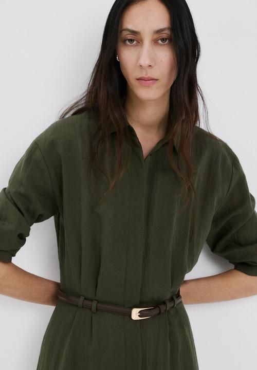 MANGO - Dress trecky- khaki