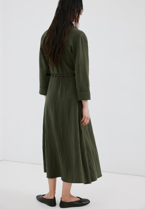MANGO - Dress trecky- khaki