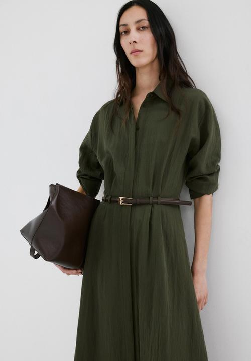 MANGO - Dress trecky- khaki