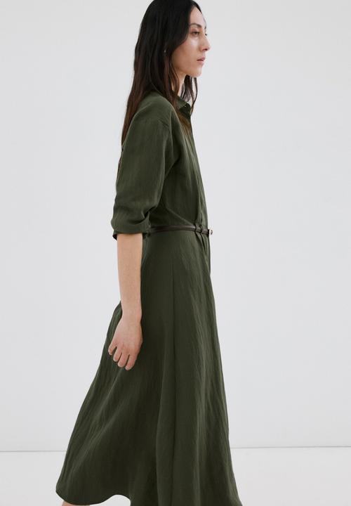 MANGO - Dress trecky- khaki