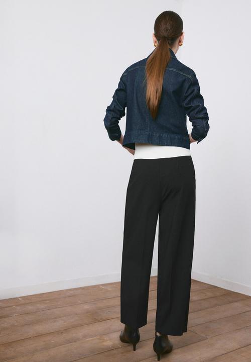 MANGO - Trousers nicole- black