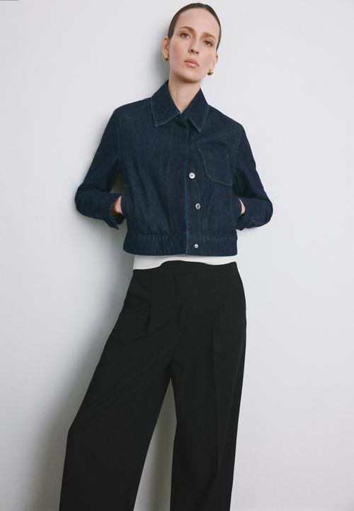 MANGO - Trousers nicole- black