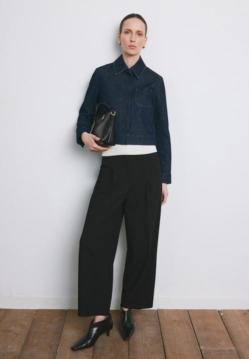 MANGO - Trousers nicole- black