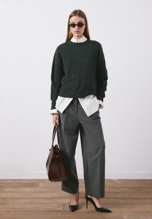 MANGO - Trousers nicole - gray