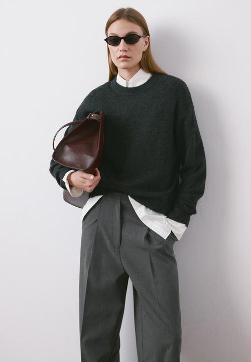 MANGO - Trousers nicole - gray