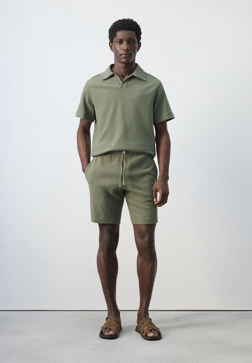 MANGO - Shorts Xavis - Medium Green