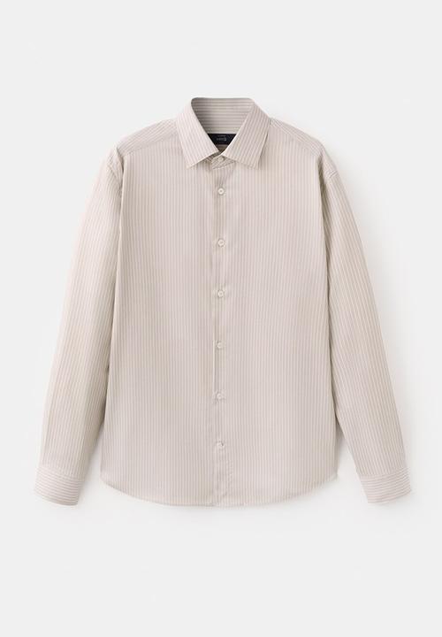 MANGO - Shirt Fer - Sand