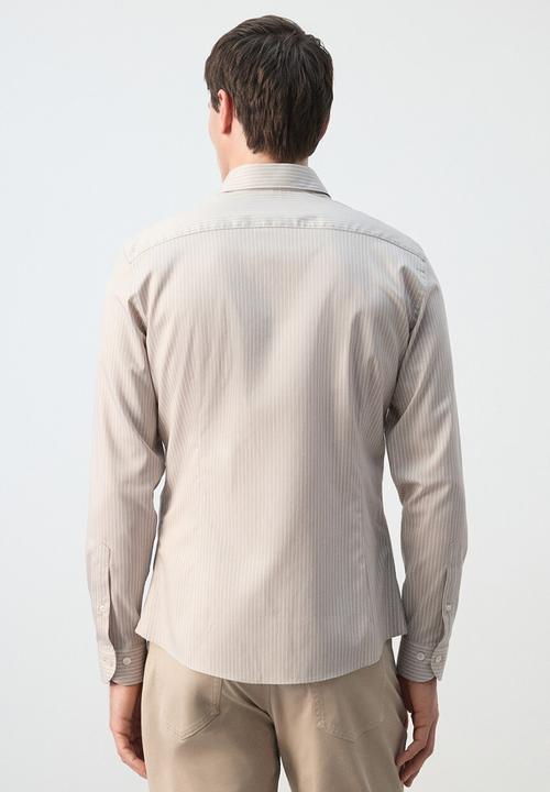 MANGO - Shirt Fer - Sand