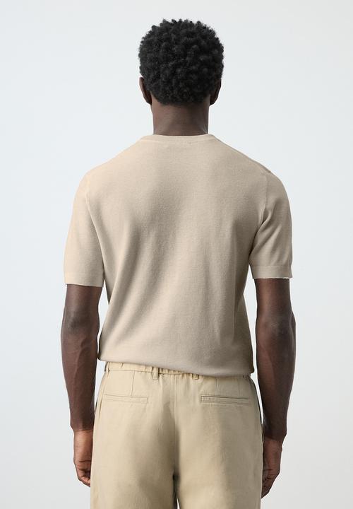MANGO - T-Shirt Andrew - Beige