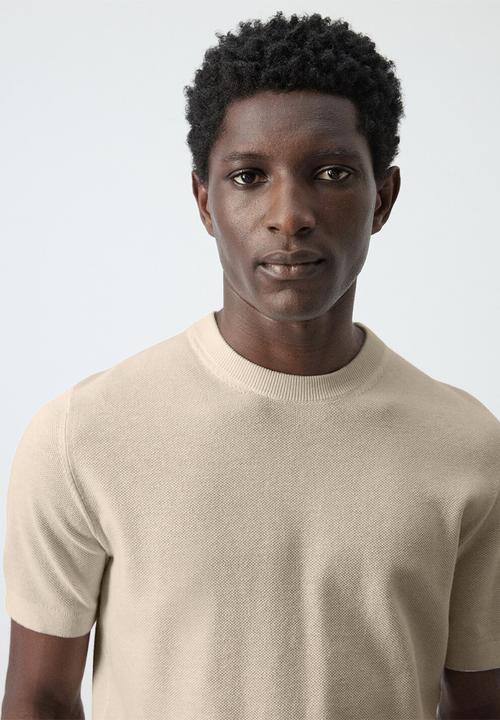 MANGO - T-Shirt Andrew - Beige