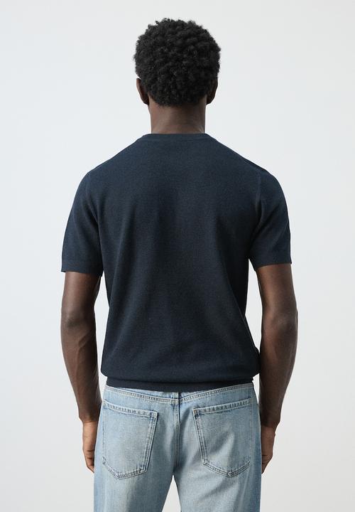 MANGO - T-Shirt Andrew - Navy