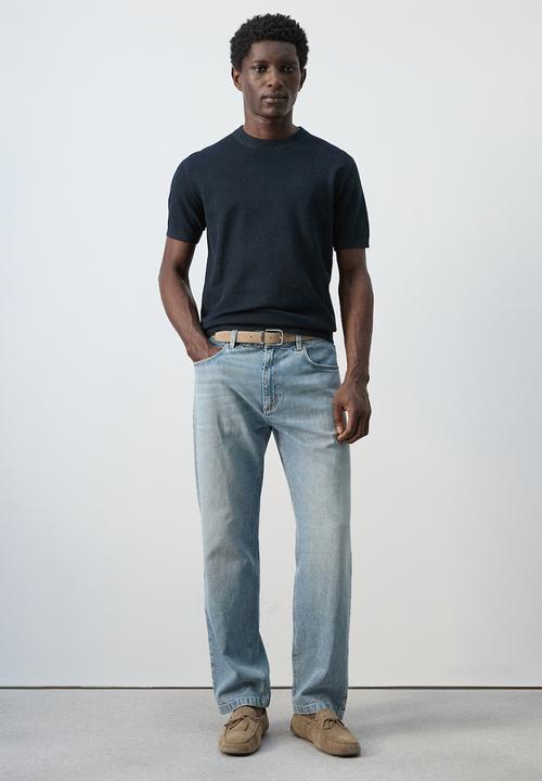 MANGO - T-Shirt Andrew - Navy