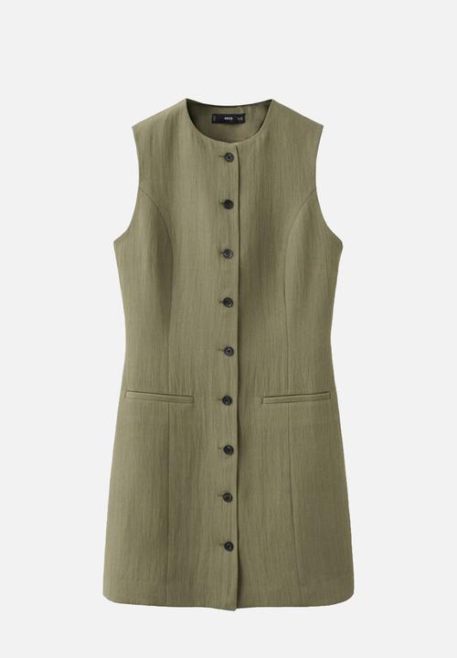 MANGO - Dress vivi - green