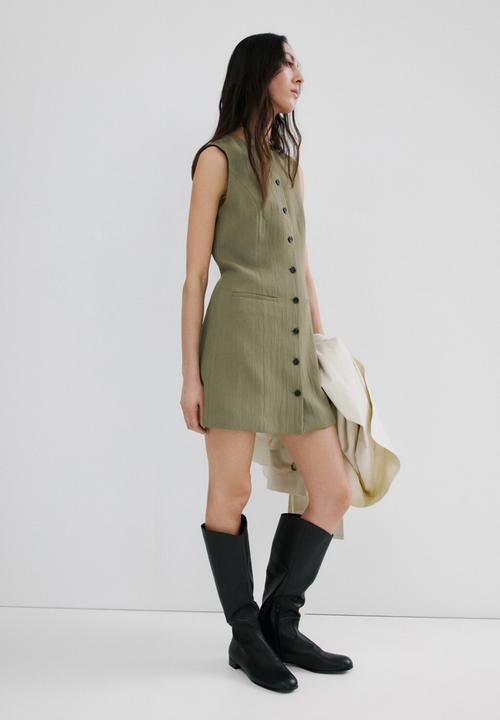 MANGO - Dress vivi - green