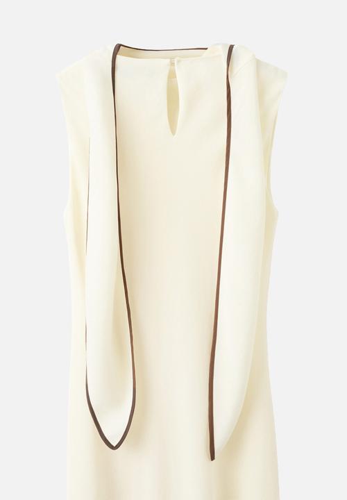 MANGO - Dress carine - light/pastel yellow