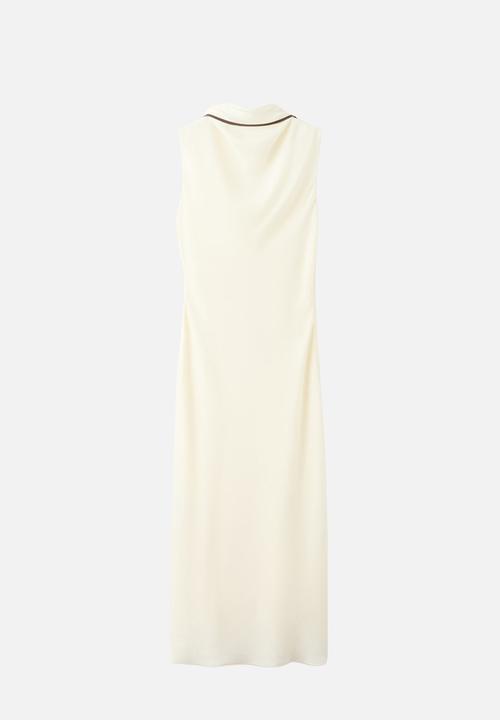 MANGO - Dress carine - light/pastel yellow