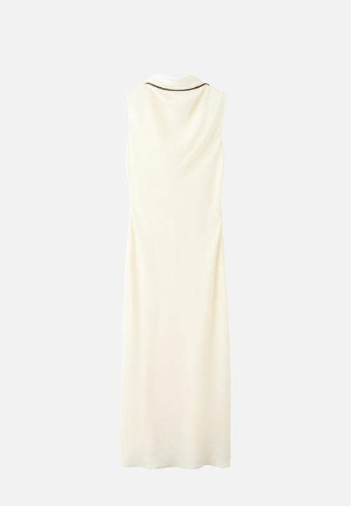 MANGO - Dress carine - light/pastel yellow