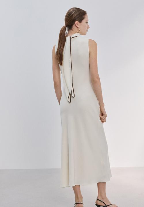 MANGO - Dress carine - light/pastel yellow