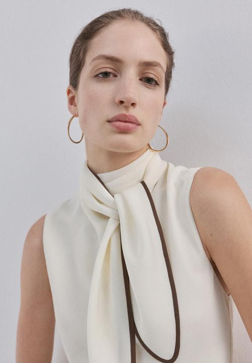 MANGO - Dress carine - light/pastel yellow