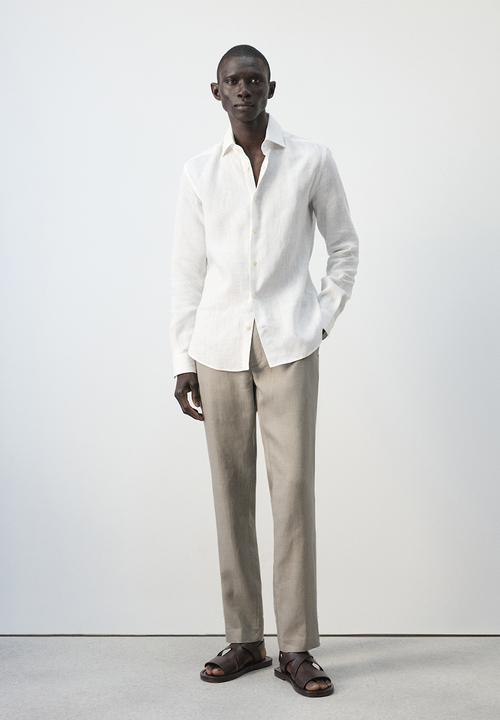 MANGO - Shirt Tucan - White