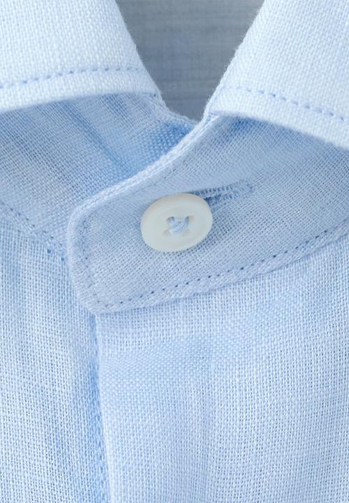 MANGO - Shirt Tucan - Sky Blue