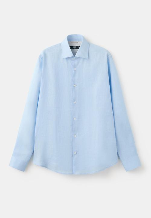 MANGO - Shirt Tucan - Sky Blue